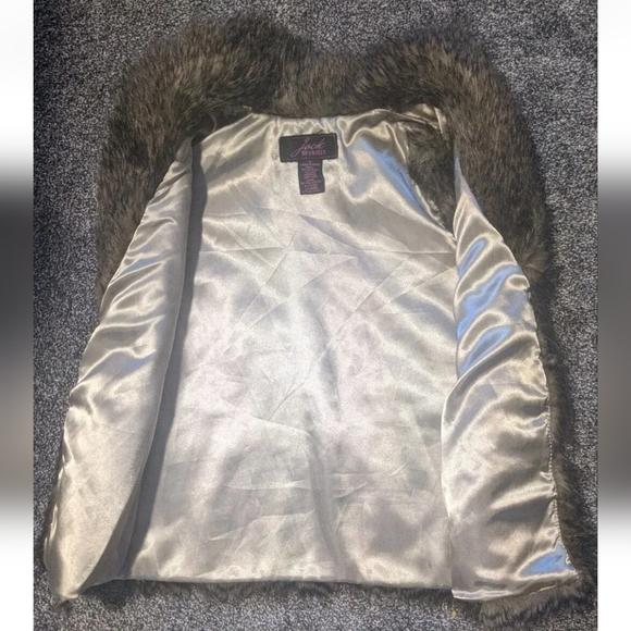 JACK by BB Dakota Brown Faux Fur Vest Women's Size Medium w/ Pockets & Lining. - Picture 3 of 12